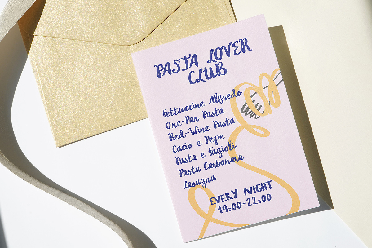 Banana Pudding handwritten font duo, a Handwritten Font by BilberryCreates (Photo 7 of 9)