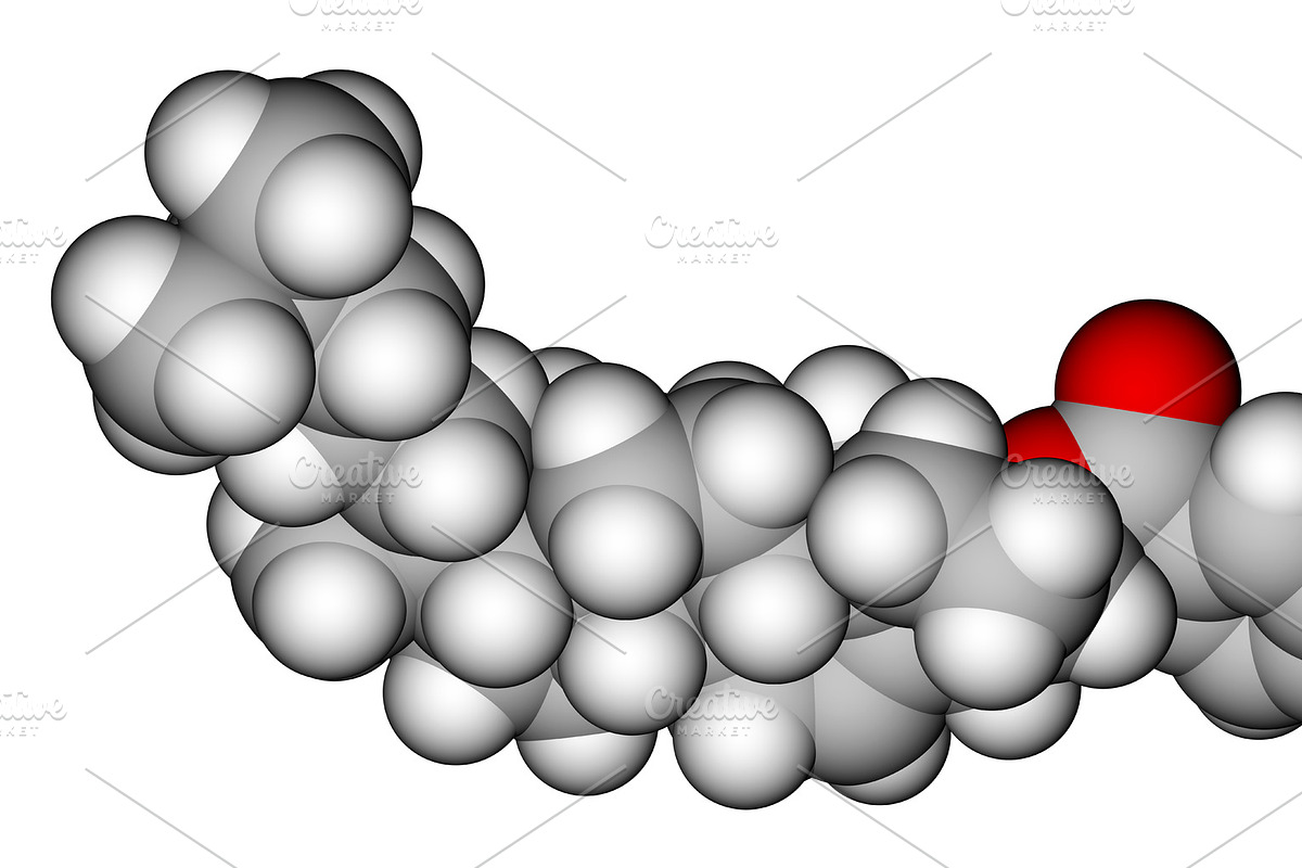 Cholesteryl benzoate, a liquid cryst, an Illustration by Leonid Andronov