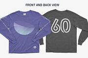 Comfort Colors Long Sleeve Mockups, a Shirt Mockup by GraphicHero (Thumbnail 3 of 9)