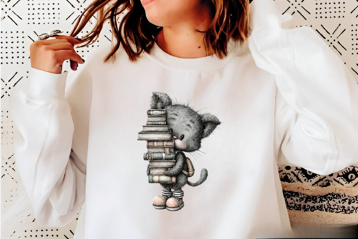 Gray Cat Clipart Bundle., an Illustration by SVGArt (Photo 9 of 9)