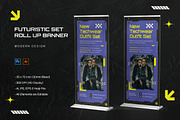 Futuristic Set - Roll Up Banner, a Print Template by StreaksideStd (Thumbnail 1 of 3)