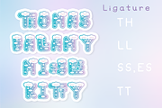 Rainbow Sky -  SVG Color Cute Font, a Symbol Font by Kanink Studio (Thumbnail 7 of 9)