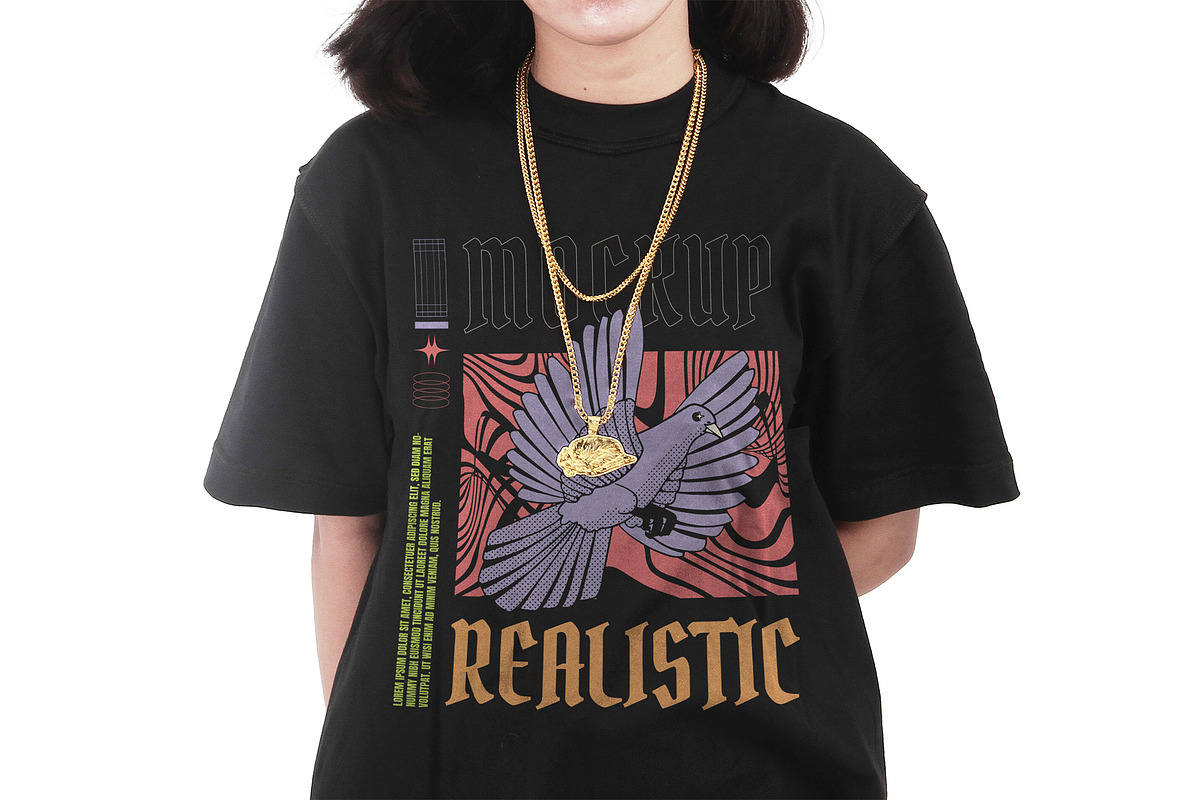 Tshirt Mockup Realistic, a Shirt Mockup by Alphaleonis_std (Photo 3 of 4)