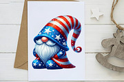 Patriotic Gnome Clipart Independence, an Illustration by Designworld (Thumbnail 4 of 7)