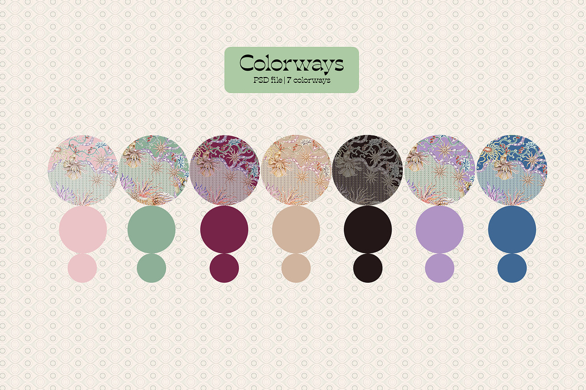 248 - Anemone Symphony, a Pattern Graphic by rumacorakstudio (Photo 3 of 4)