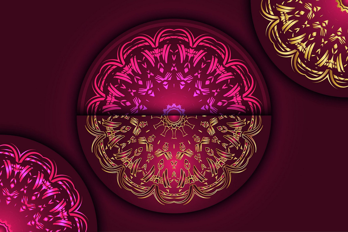 Mandala Vector Pattern Graphics Pack, a Background Graphic by NJ Himel (Photo 11 of 91)