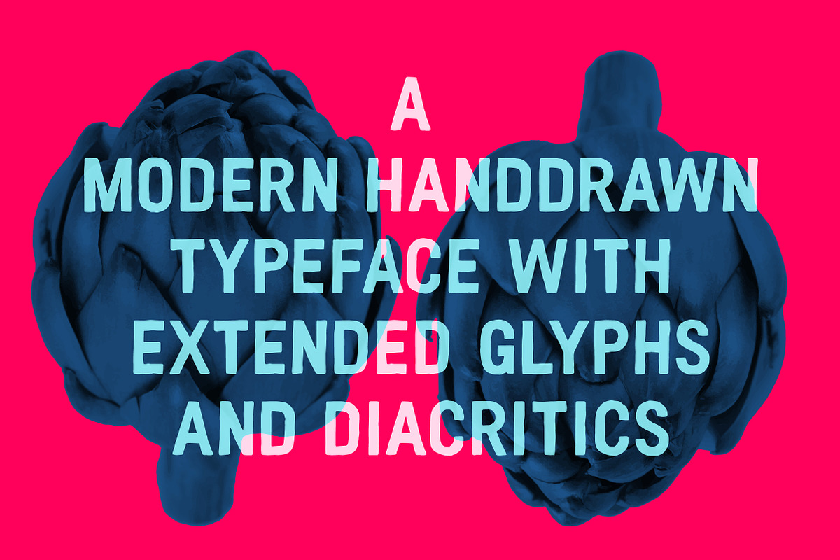 Bolonat Solid Hand OTF Font preview 2