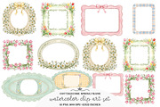 Cottagecore Spring Frame Clipart, an Illustration by GatewayDesign (Thumbnail 1 of 3)