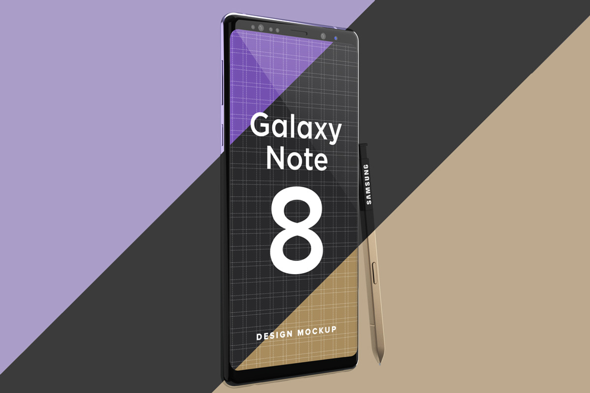 Samsung Galaxy Note 8 Design Mockup, an Android Mockup by illustrated (Photo 8 of 14)