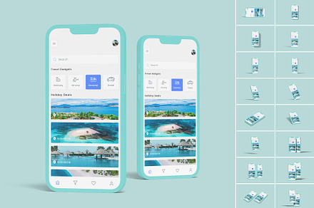 iPhone 13 Pro Max Website App Mockup