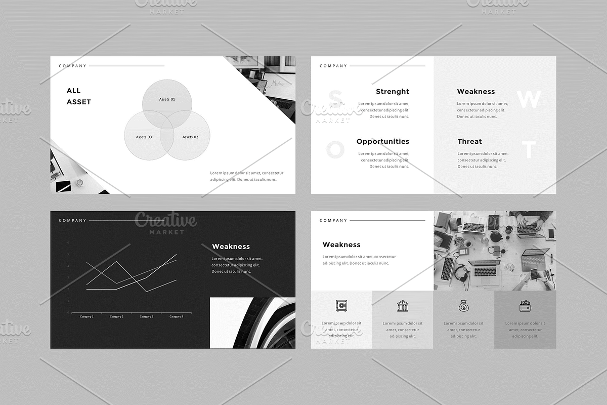 MONOCROM - Powerpoint Template, a Presentation Template by Pixelz Studio (Photo 3 of 10)