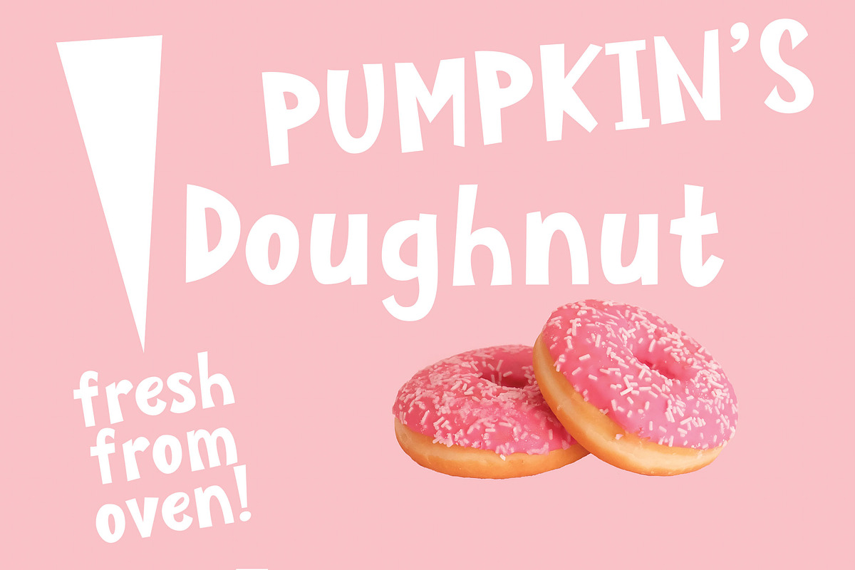 Mozzarella |Comic Display Font preview 2