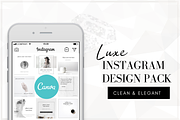 Luxe Instagram Design Pack, a Social Media Template by Sales Shop (Thumbnail 1 of 3)