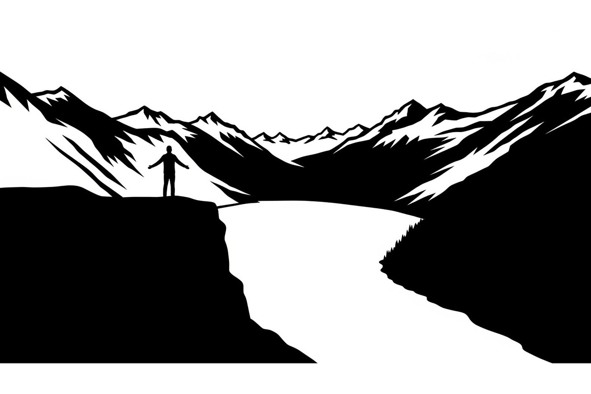 Serene Mountain Lake Vista, a Graphic by musafir_fashion (Photo 12 of 14)