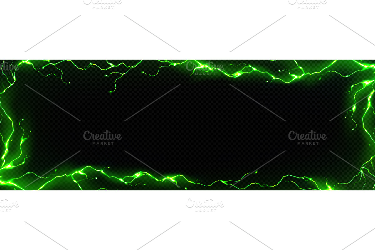Frame border from green bright, a Decorative Illustration by art PVP - market