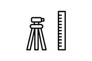 Geodetic surveyor icon, an Icon by Creative priyanka