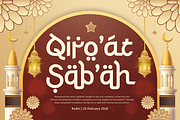 Barakah - Arabic Style Display Font, a Symbol Font by TokoPress (Thumbnail 4 of 15)