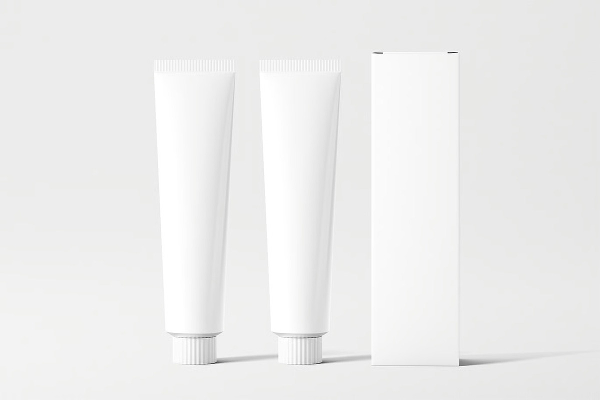 Toothpaste Tube Mockup, a Product Mockup by zpackcreative (Photo 2 of 4)