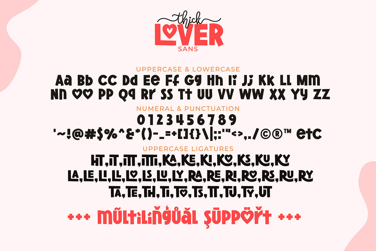 Thick Lover - Cute Font Duo, a Handwritten Font by Airotype (Photo 11 of 12)