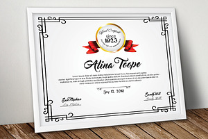 Certificate & Diploma, a Stationery Template by Business Flyers