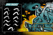 Ultimate Photoshop Graffiti Kit, a Brush Add-On by The Wildcap (Thumbnail 2 of 16)