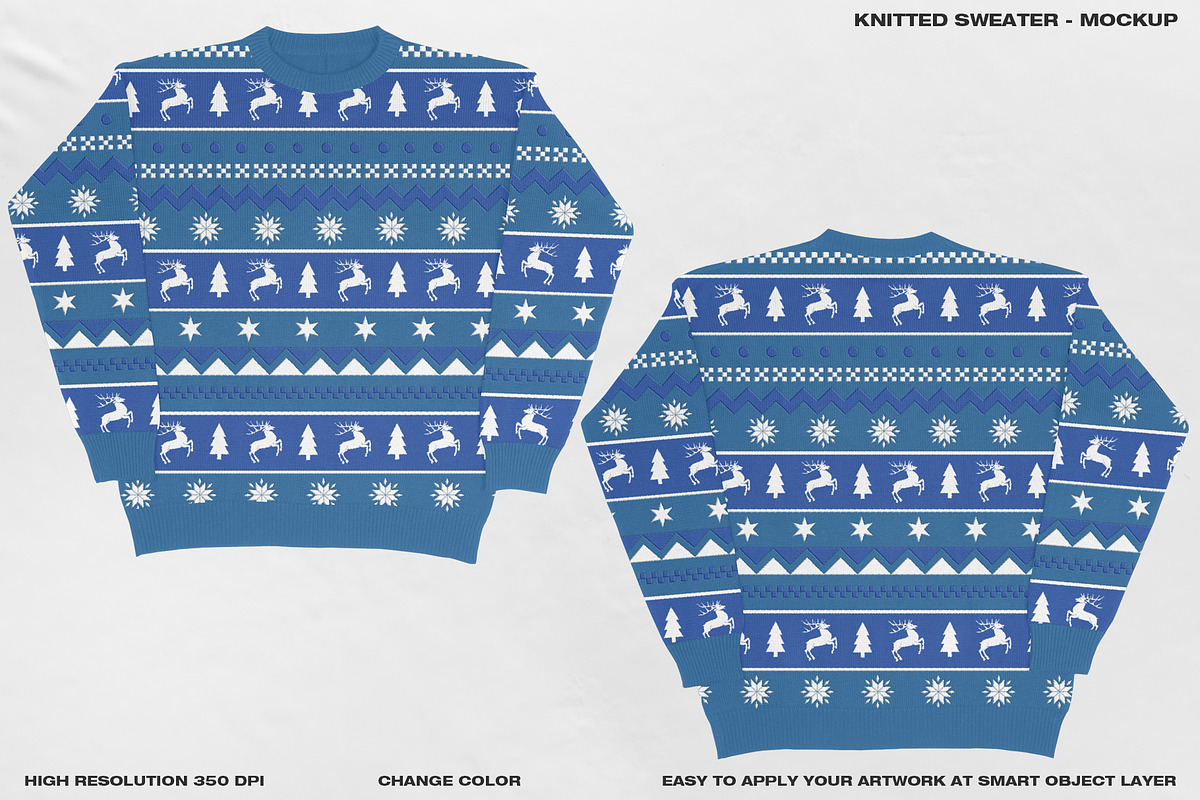 Knitted Sweater - Mockup, a Hoody Mockup by DaldSgh (Photo 7 of 18)