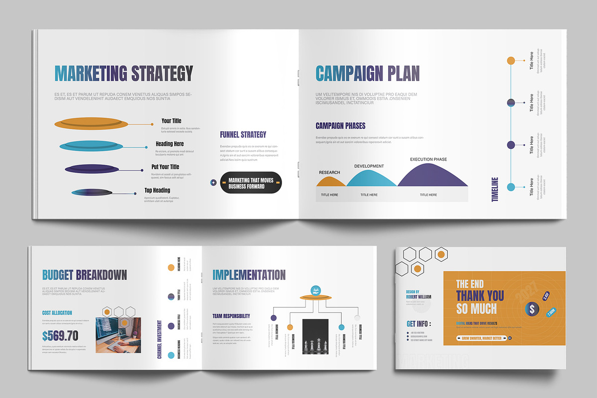 Clean Digital Marketing Proposal, a Brochure Template by MightyDesign (Photo 5 of 8)