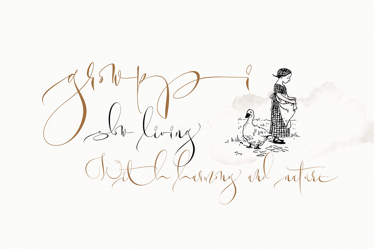 Permacultur, a Script Font by Papermode Co. (Photo 11 of 16)