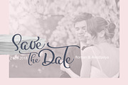 Calligraphy Wedding Font Delight, a Script Font by Happy Letters (Thumbnail 3 of 8)