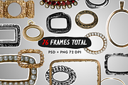 Frames Ephemera – 76 Vintage Frames, an Object Graphic by JuliBelushi (Thumbnail 5 of 5)