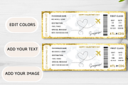 Boarding Pass for Valentine's Day, a Card Template by YasdeyDesigns (Thumbnail 8 of 9)