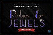 Rubies & Jewels #3 - 20 Text Styles, a Layer Style Add-On by Jonas Stensgaard (Thumbnail 4 of 23)