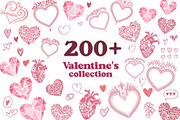 200+ items Valentine MEGA Bundle, an Object Graphic by TatianaCociorva (Thumbnail 1 of 6)