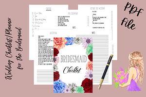 Bridesmaid Planner/Checklist