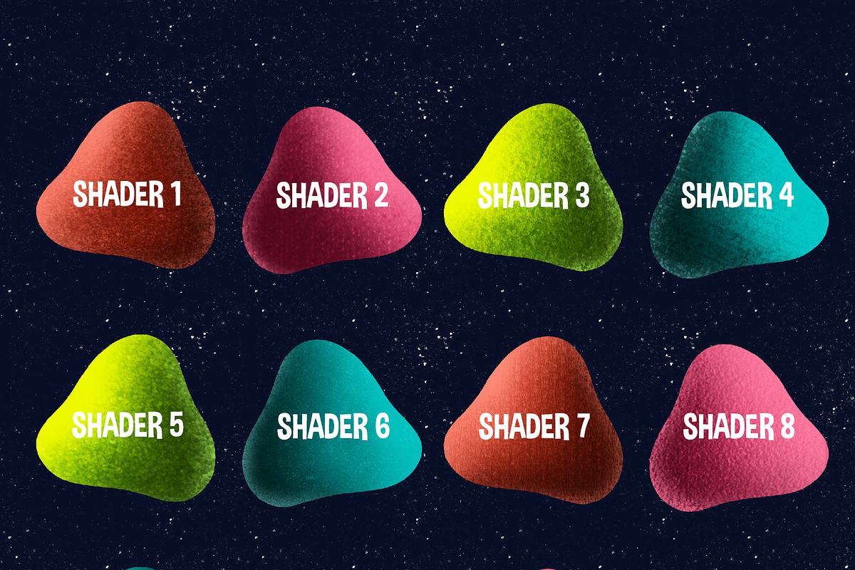 SHADER BRUSHES FOR PROCREATE, a Brush Add-On by seamless team (Photo 2 of 5)
