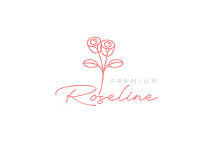 flower rose beautiful feminine logo, a Branding & Logo Template by devastd