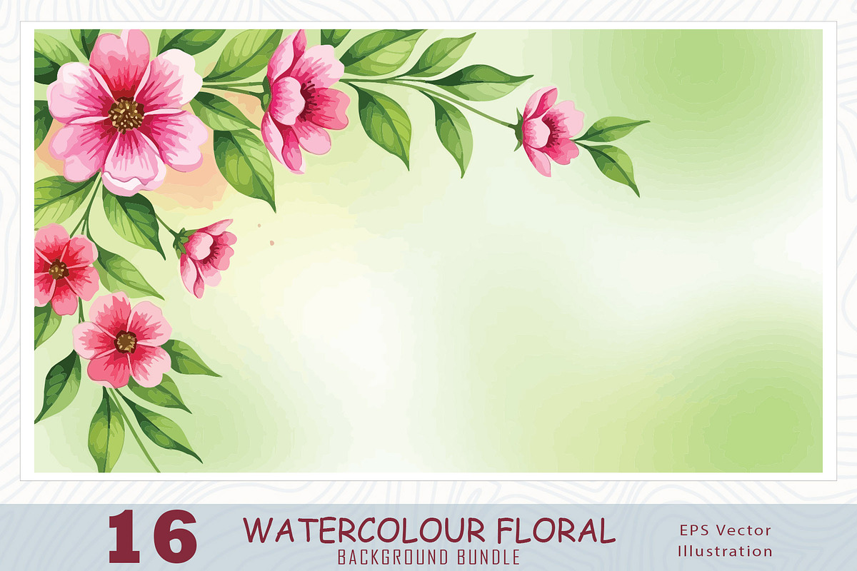 Vibrant pink flowers background, a Background Graphic by Sofia's Fashion (Photo 1 of 3)