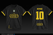 Professional Soccer Jersey Mockup, a Shirt Mockup by Irhasalfahad (Thumbnail 4 of 8)