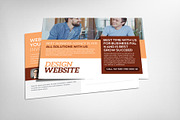 Website Design Business Postcard, a Card Template by graphicforest (Thumbnail 1 of 3)