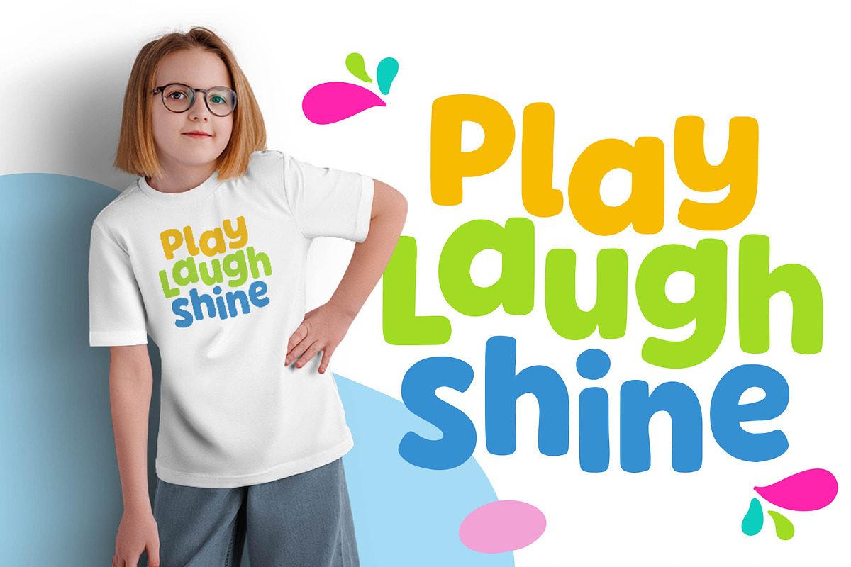 Toony Puff - Cheerful Display Font, a Font by Gumrega Studio (Photo 4 of 6)