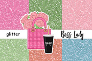 Girl Boss Textures | Sparkle Glitter, a Texture Graphic by GlamArtZhanna (Thumbnail 3 of 3)