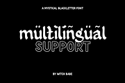 Witch Babe - Sans Serif Blackletter, a Blackletter Font by ariodsgn (Thumbnail 7 of 10)
