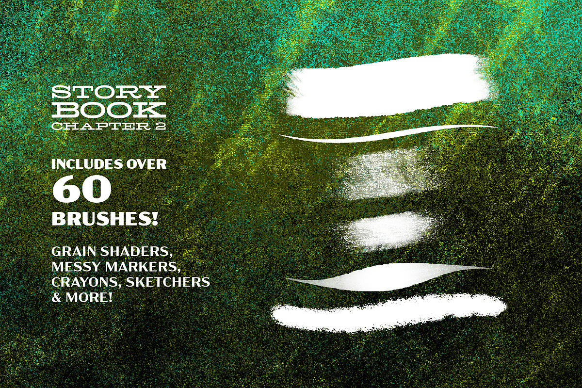 Storybook Photoshop Brushes Bundle, a Brush Add-On by Tim Hankins Design (Photo 3 of 6)