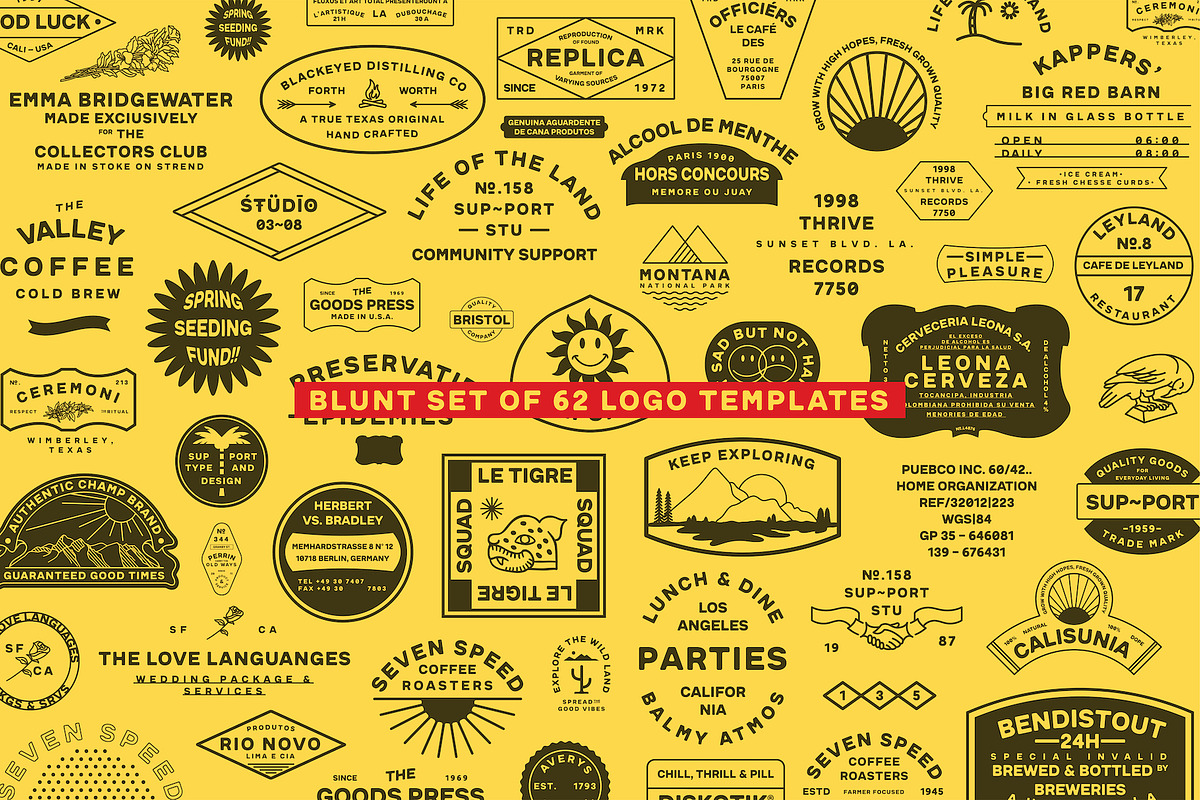 SP BLUNT BUNDLE PACK V02, a Sans Serif Font by Sup.Port Studio (Photo 9 of 16)