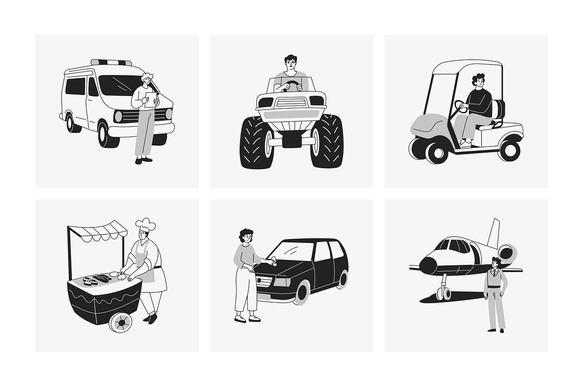 Animated Vehicle Illustration, a Transportation Illustration by Vectors Market (Photo 4 of 5)