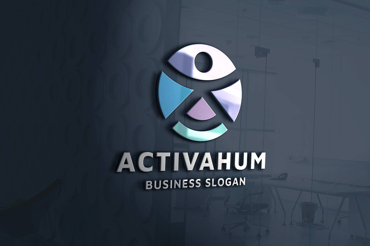 Active Human Pro Branding Logo, a Branding & Logo Template by Design_Planet
