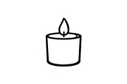 Candle Silhouette Vector Bundle, an Illustration by jahid234 (Thumbnail 2 of 51)