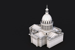 5 Famous Landmark France Low Poly