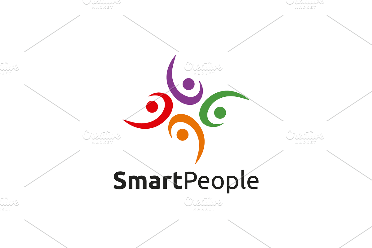 Smart People Logo Vector Simple, a Branding & Logo Template by zaqilogo (Photo 2 of 2)