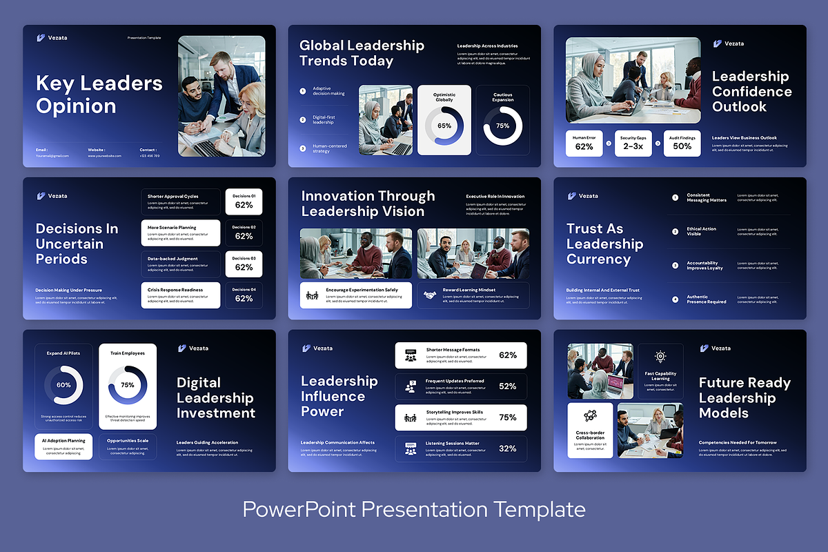 Blue Black Key Leaders Opinion, a Presentation Template by Sixtemp (Photo 2 of 3)